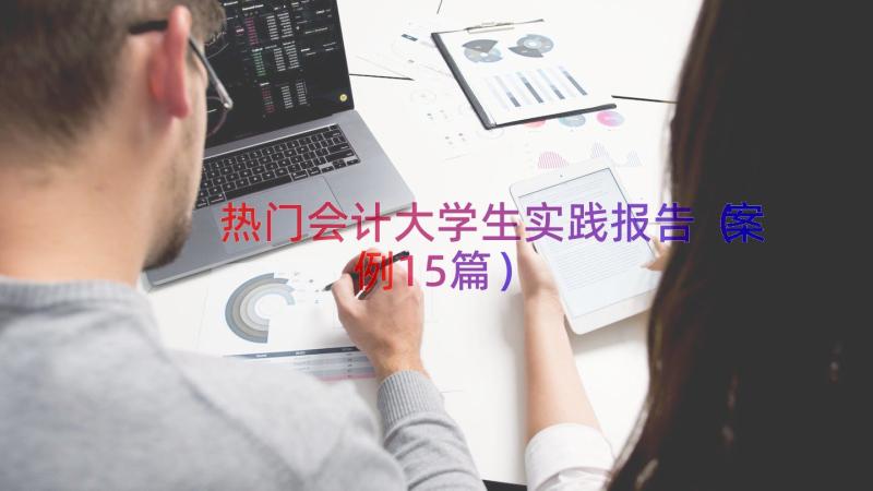 热门会计大学生实践报告（案例15篇）