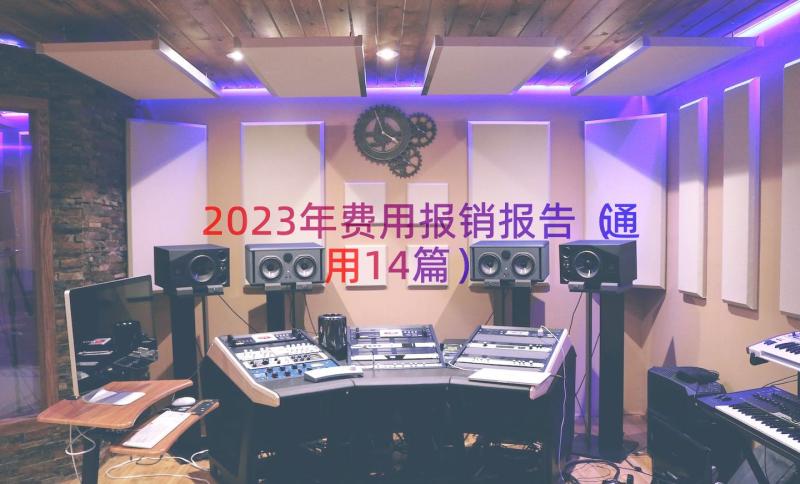 2023年费用报销报告（通用14篇）