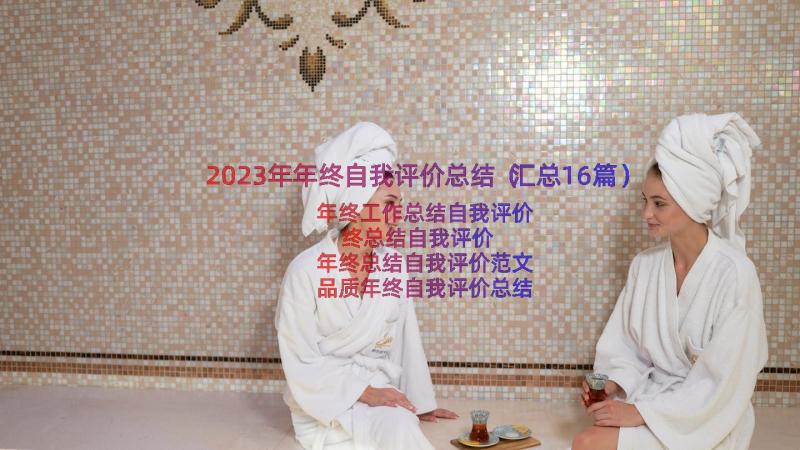 2023年年终自我评价总结（汇总16篇）