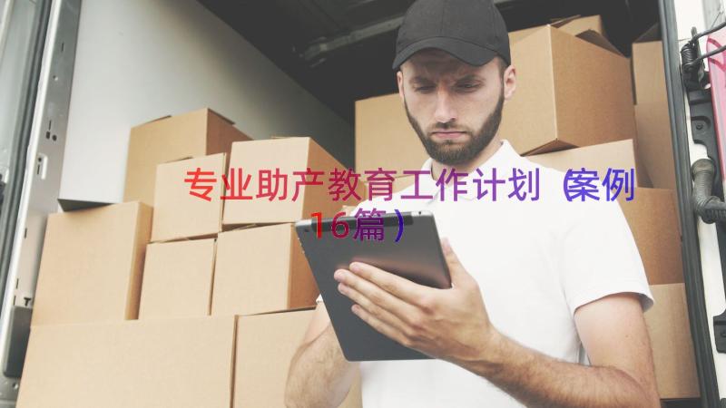 专业助产教育工作计划（案例16篇）