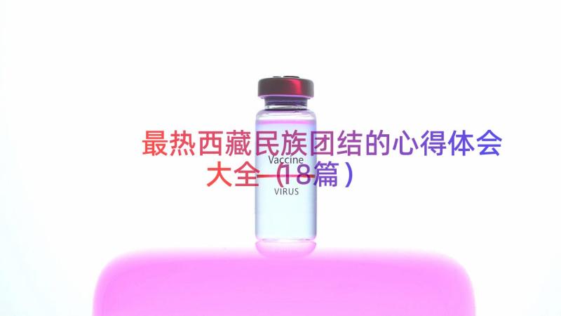 最热西藏民族团结的心得体会大全（18篇）