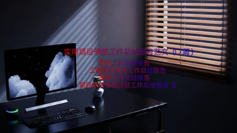 实用项目季度工作总结报告范文（17篇）