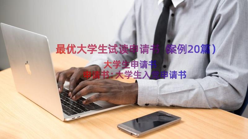 最优大学生试读申请书（案例20篇）