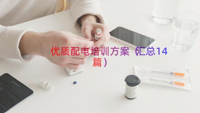 优质配电培训方案（汇总14篇）