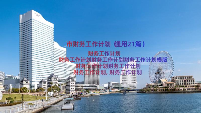 市财务工作计划（通用21篇）