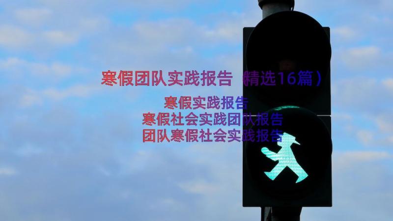 寒假团队实践报告（精选16篇）