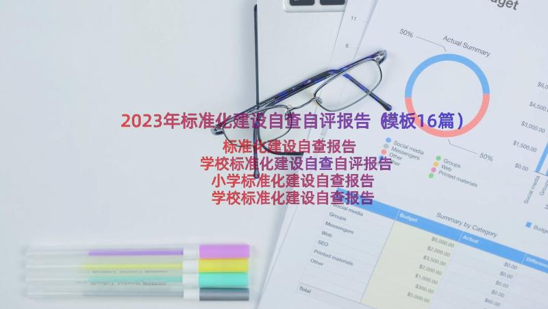 2023年标准化建设自查自评报告（模板16篇）