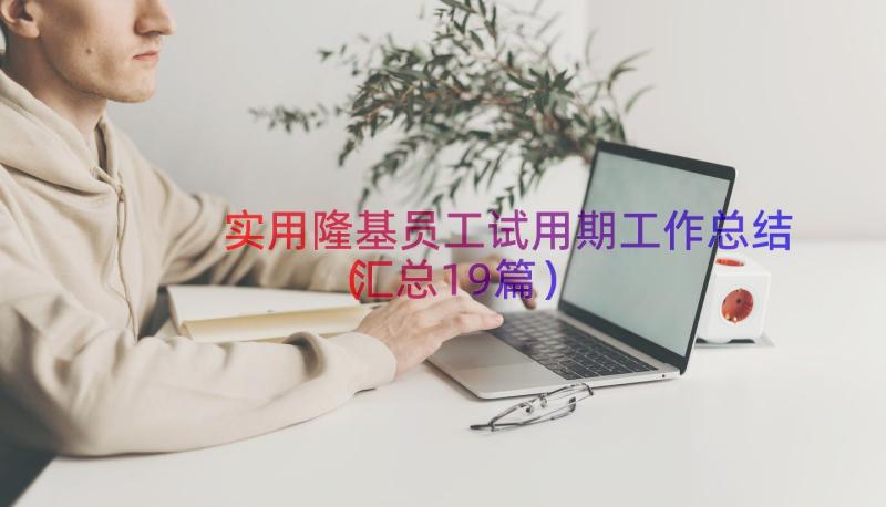 实用隆基员工试用期工作总结（汇总19篇）