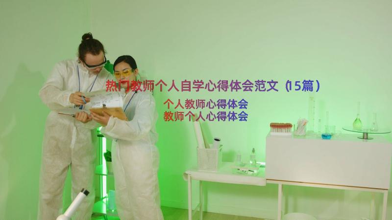 热门教师个人自学心得体会范文（15篇）