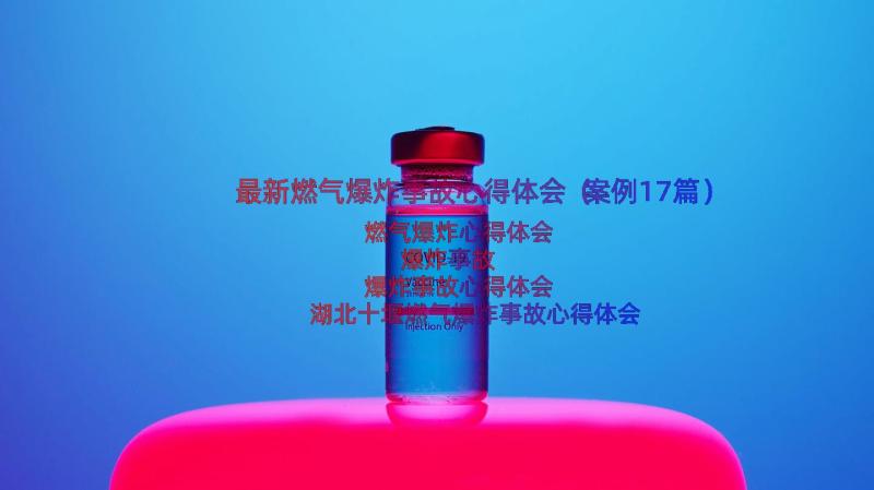 最新燃气爆炸事故心得体会（案例17篇）