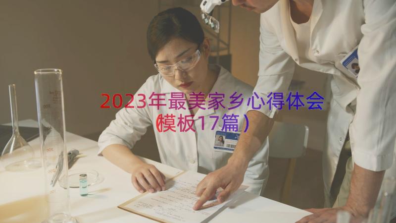 2023年最美家乡心得体会（模板17篇）