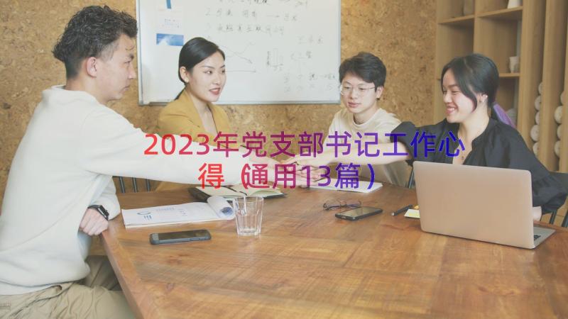 2023年党支部书记工作心得（通用13篇）