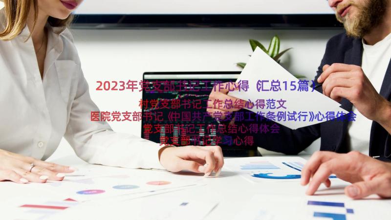 2023年党支部书记工作心得（汇总15篇）