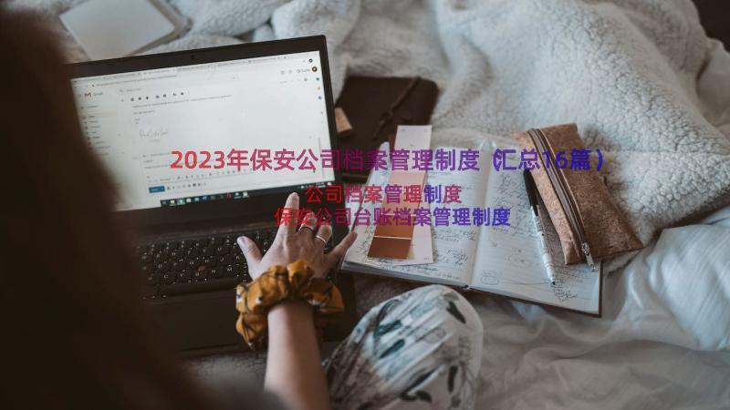 2023年保安公司档案管理制度（汇总16篇）