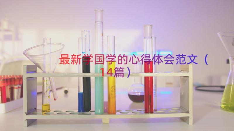 最新学国学的心得体会范文（14篇）