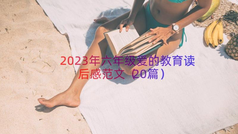 2023年六年级爱的教育读后感范文（20篇）