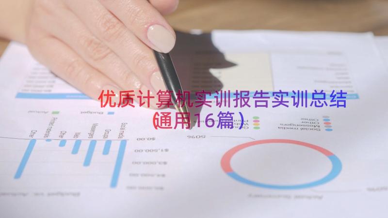 优质计算机实训报告实训总结（通用16篇）