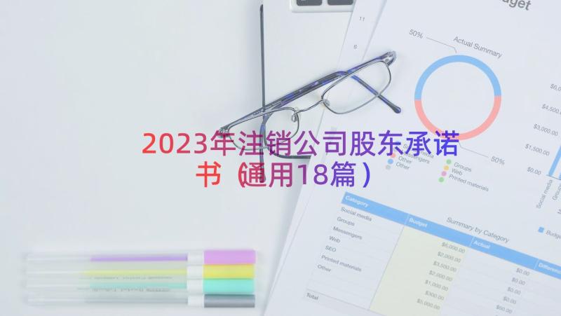 2023年注销公司股东承诺书（通用18篇）