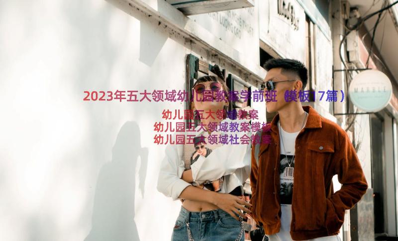 2023年五大领域幼儿园教案学前班（模板17篇）