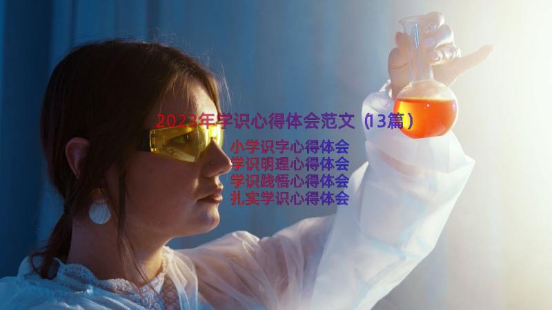 2023年学识心得体会范文（13篇）