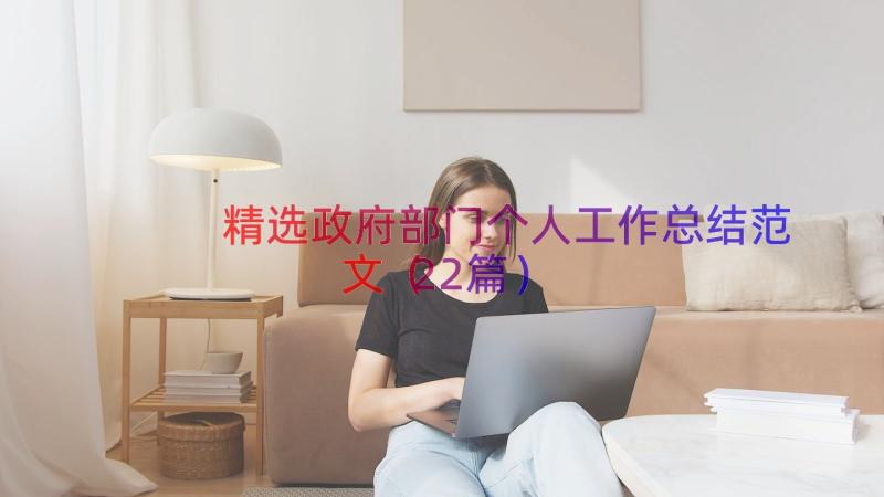 精选政府部门个人工作总结范文（22篇）