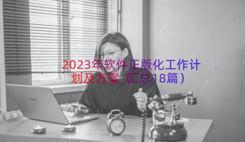 2023年软件正版化工作计划及方案（汇总18篇）