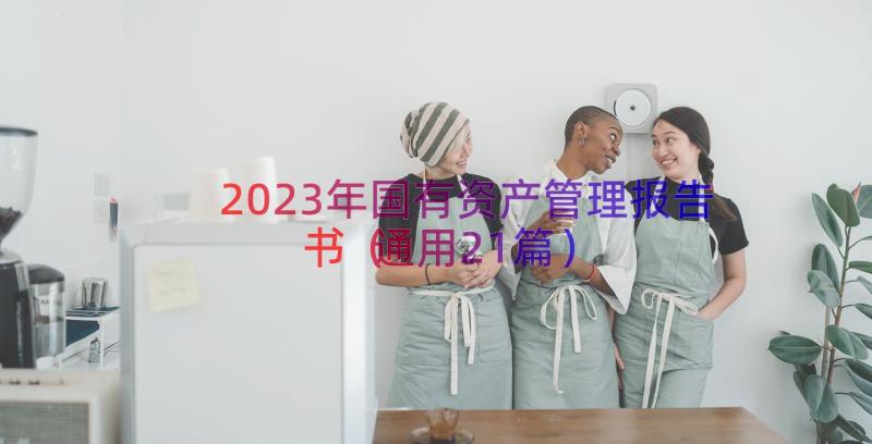 2023年国有资产管理报告书（通用21篇）