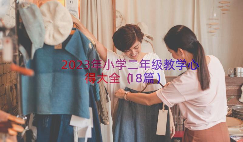 2023年小学二年级教学心得大全（18篇）