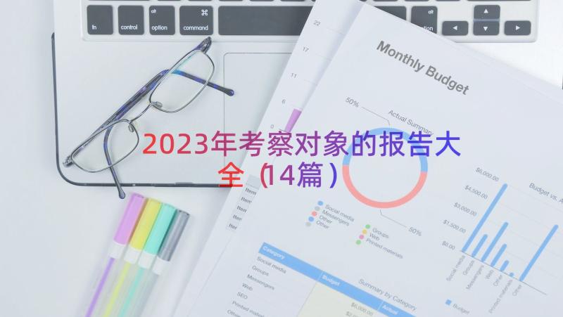 2023年考察对象的报告大全（14篇）