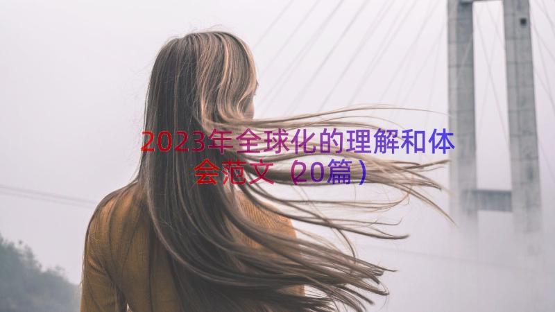 2023年全球化的理解和体会范文（20篇）