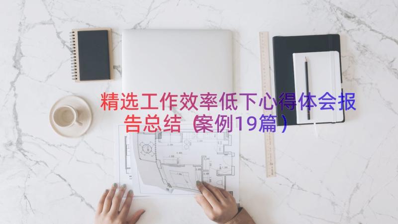 精选工作效率低下心得体会报告总结（案例19篇）