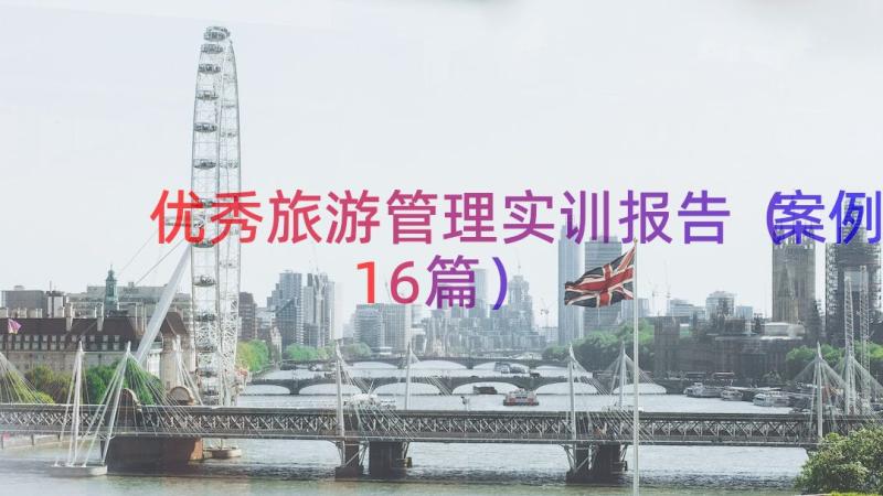 优秀旅游管理实训报告（案例16篇）