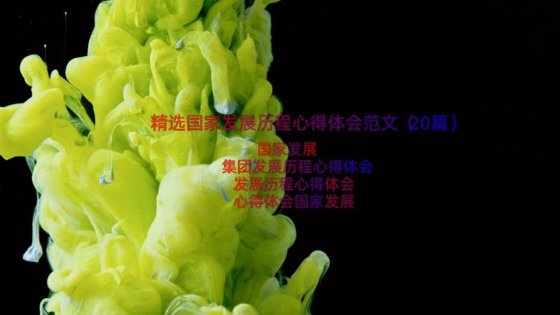 精选国家发展历程心得体会范文（20篇）