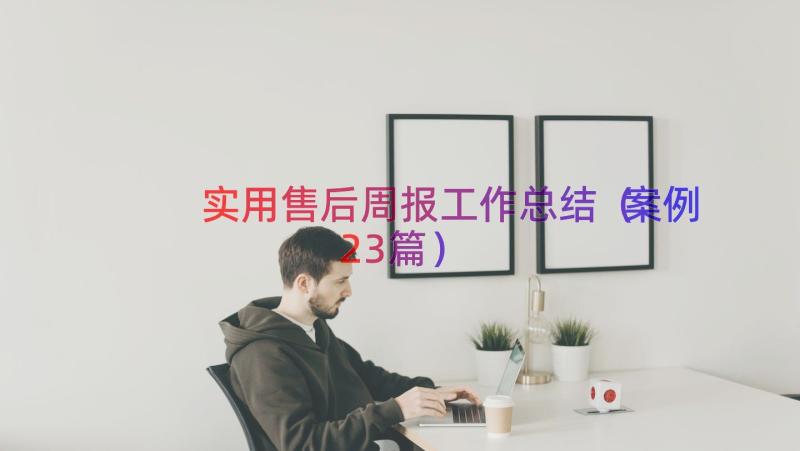 实用售后周报工作总结（案例23篇）