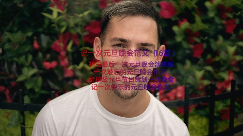 记一次元旦晚会范文（16篇）