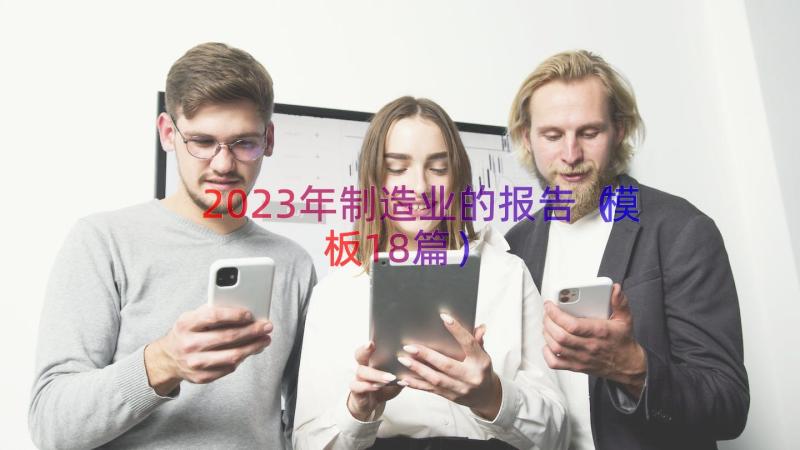 2023年制造业的报告（模板18篇）