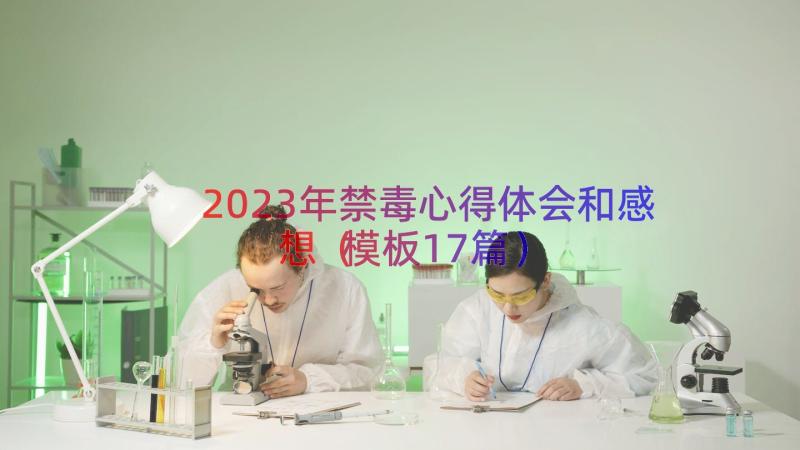 2023年禁毒心得体会和感想（模板17篇）