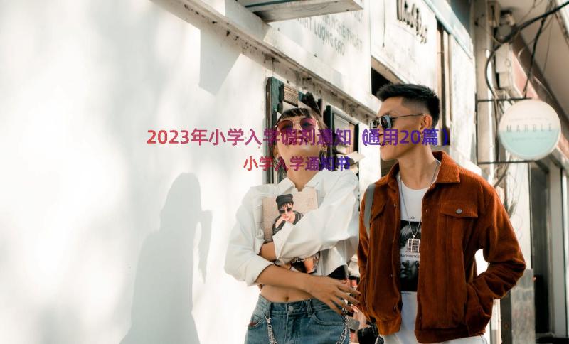 2023年小学入学调剂通知（通用20篇）