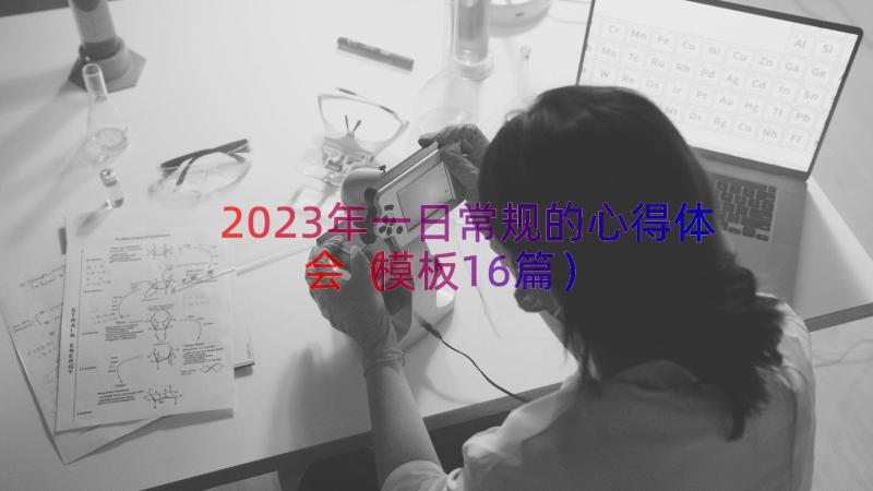 2023年一日常规的心得体会（模板16篇）