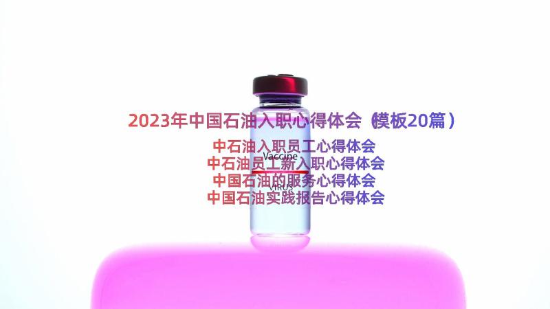 2023年中国石油入职心得体会（模板20篇）