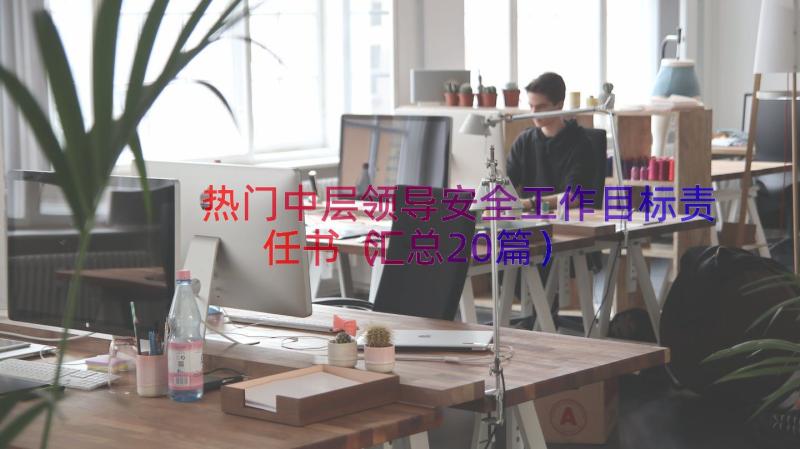 热门中层领导安全工作目标责任书（汇总20篇）