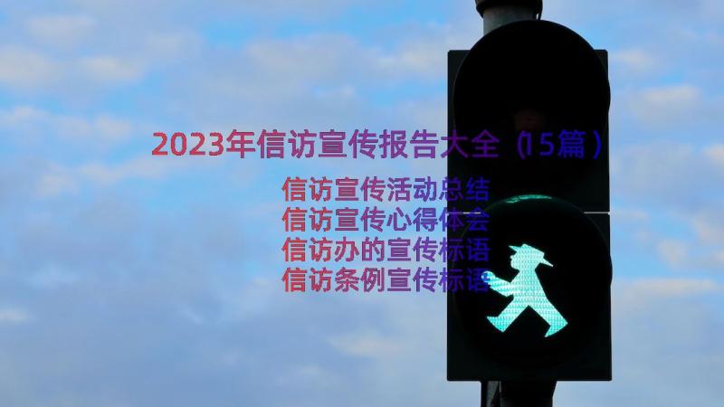 2023年信访宣传报告大全（15篇）