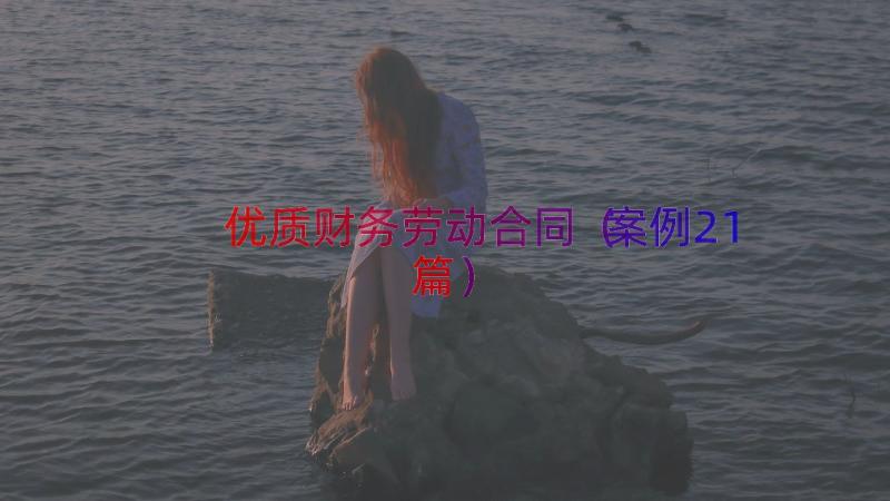 优质财务劳动合同（案例21篇）