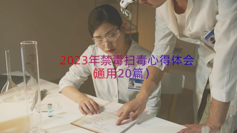 2023年禁毒扫毒心得体会（通用20篇）