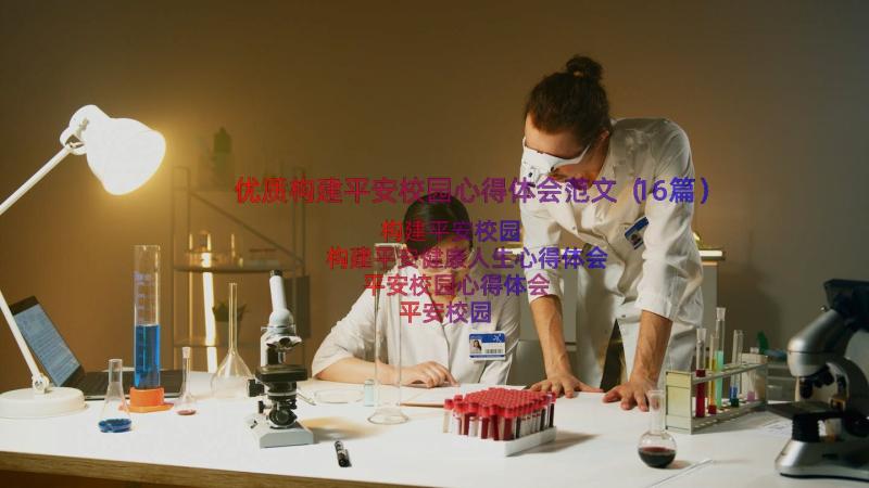 优质构建平安校园心得体会范文（16篇）