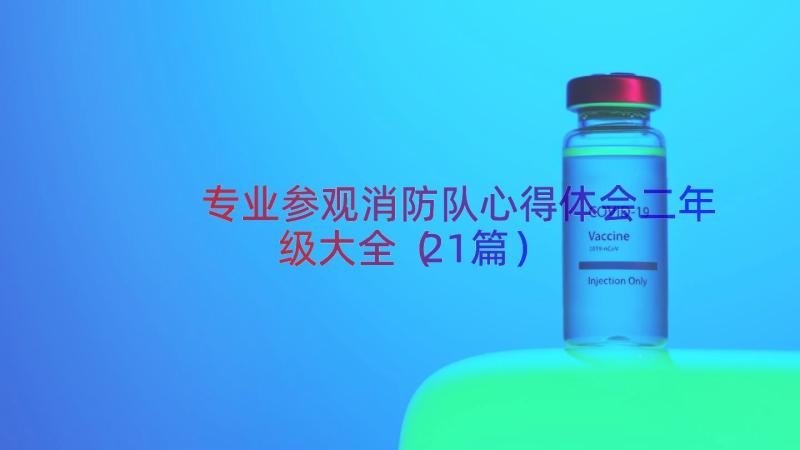 专业参观消防队心得体会二年级大全（21篇）