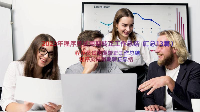 2023年程序员试用期转正工作总结（汇总13篇）