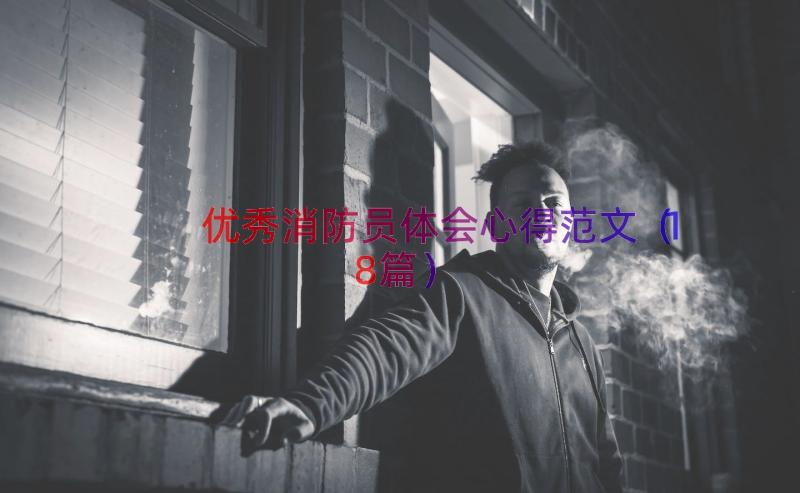 优秀消防员体会心得范文（18篇）