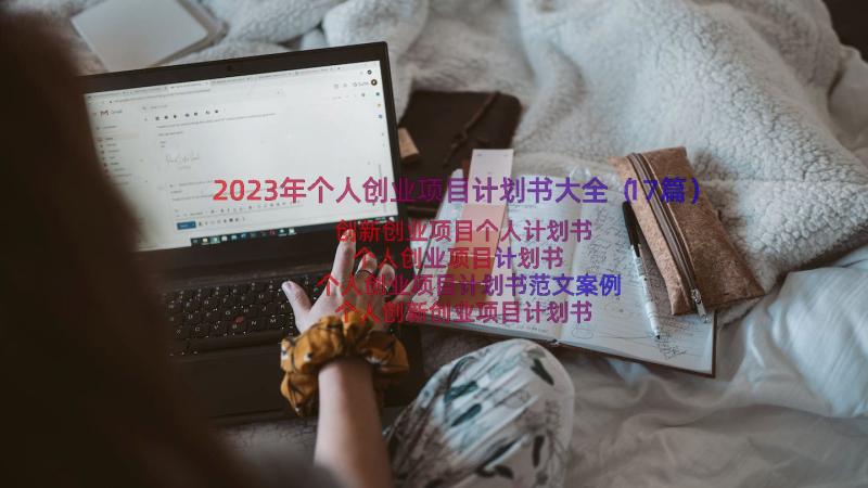 2023年个人创业项目计划书大全（17篇）