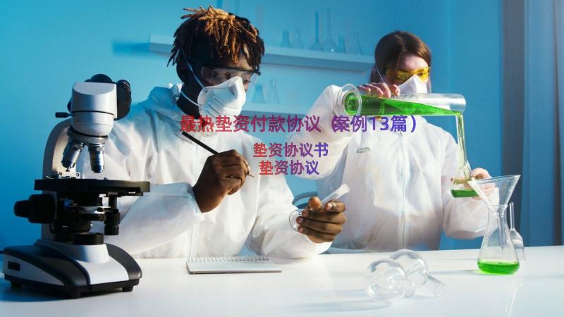 最热垫资付款协议（案例13篇）